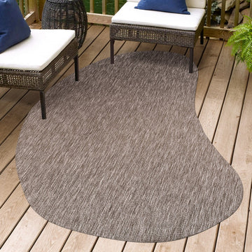 Evan Modern Rustic Organic Curve Indoor/Outdoor Area Rug